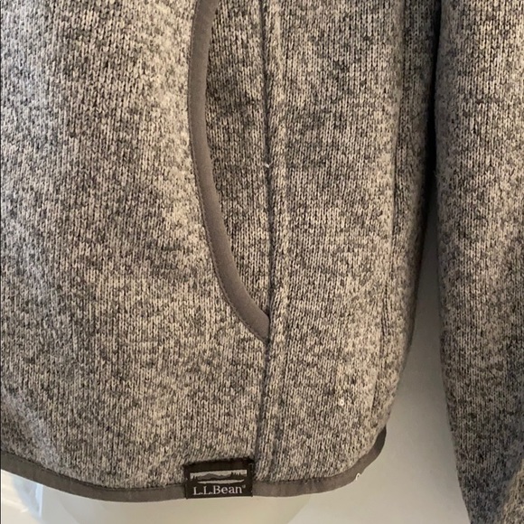 Women’s LL Bean Gray Sweater Fleece Pullover Small - Picture 3 of 7